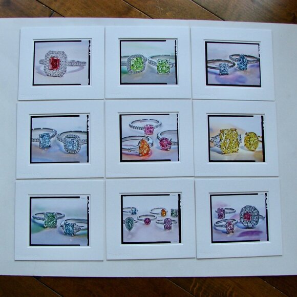 Tiffany Promo Box Ring Photo Set - Picture 1 of 16